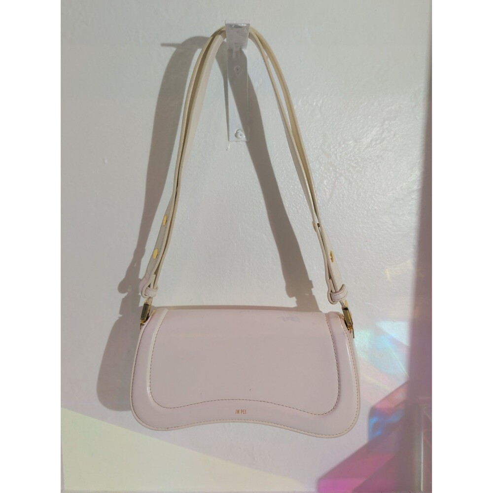 New JW PEI Womens Small White Adjustable Strap Joy 1C56-2  Shoulder Bag Handbag